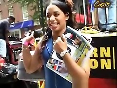 Super sexy model at parade