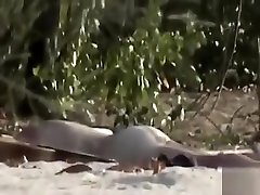Drunk girl sunbathes completely naked