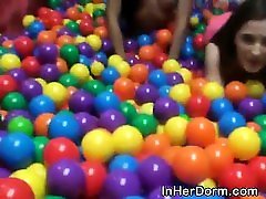 College Girls Getting news 40454html In Dorm Room Full Of Balls