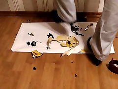 Crash shoes and a toy
