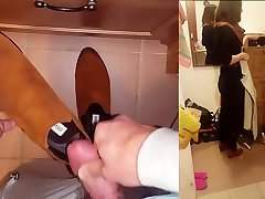 Cute blonde girl boots cummed iv - she wears them!