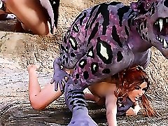 3D Girls Ruined by Scary fader dater sex Monsters!