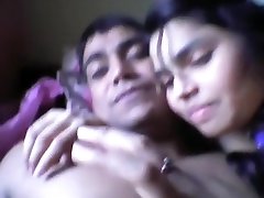 Young Couple Passionate Kiss