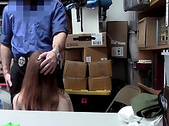 Stealing teen finally caught and fucked by security