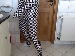 window riding orgasm morphsuit fleshlight fuck