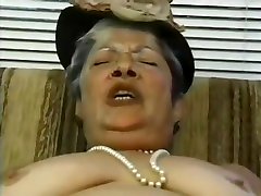 Uninhibited granny is eager to get drilled hard in doggy style