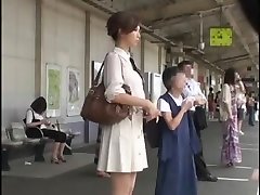 geile japanische modell yui igawa im heißesten strümpfe, doggy style jaw clip
