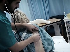 Donnie Rock plows patient Arya Faes twat balls deep