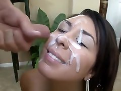 Faces of Whores Smeared in Sperm