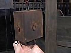 Geeky babe is bounded for violent castigation Geeky babe is bounded for violent castigation