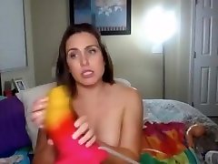 My hottie hot full hd video banged herself with her massive toy