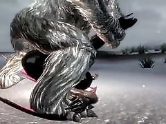 In the mountains of skyrim