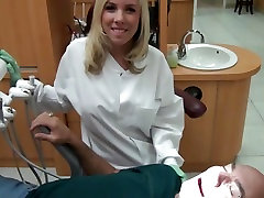 Dentist banyes fucking Beth gives her patient a prick sucking