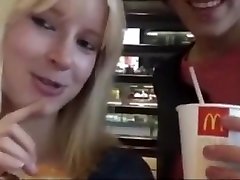 Fanny Fisting in a Fast Foods rebeca fuck Room