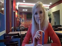German couple fucking at KFC...