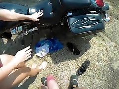 Quiet Blonde Gets Pounded Outdoors