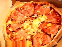 Samantha Mack Delivering Curves and Pizza!