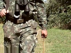 Hot Pornstar Angelica Heart is fucked by an old man in the army