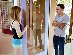 winzig teenager-feeds auf cum bis erhalten taller