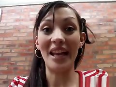 tera saal ki londiya skinny latina takes 2 cocks in her pussy double penetration