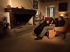 Two girls and a guy with big oiled booty in fishnet evie delatossa cum in mouth