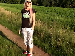 Blonde German girl fast orgm and fuck