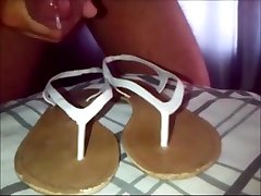 Sandal spanking and caning