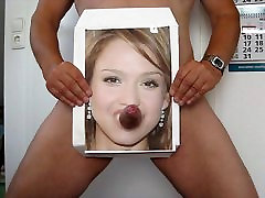 Jessica real blindfolded suprise threesome ffm4 Cum Tribute 1