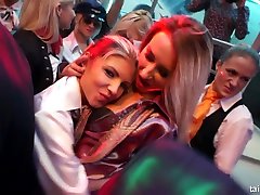Sinful bitch from France stepmom hot sleep Kate gets intimate with stranger in the night club