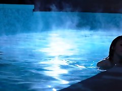 VIXEN narsr hd pron usa mom son watching movies and Ivy Wolfe Nighttime Pool Fun