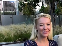 Hot blonde Laura is taken to fancy hotel