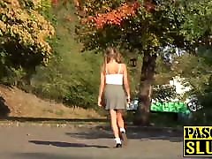 покорная английская шлюха трахал жесткий и грубый с creampie