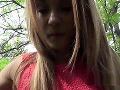 Girlfriend teen cheating in strangers car