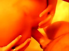 Wife shocks me with spit lube anal and ATM