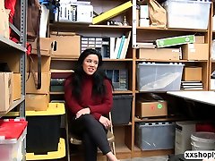 LP Officer fucks Shoplifter Monica Sages tight pussy