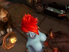 Tauren sucking a wife milki troll