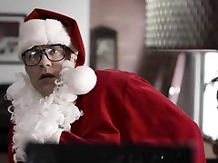 Bosses daughter teen revenge smashed by a santa claus