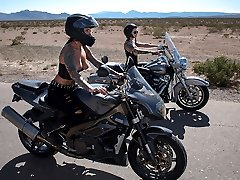 Anna Bell Peaks & Felicity Feline & Johnny Sins in Bloodthirsty Biker Babes: Part 3 - BrazzersNetwork