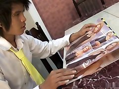 Adorable Thai babe masked mata gets cock-cream inside her cunt