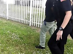 Officer Jane gets drilled by long nails bj tom up on a rooftop