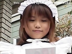 Mind and cock blowing japanese maid training!