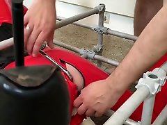 orgasm for babe in anal beach dp and ballet boots
