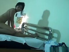 POV amateur fucking as the cute Asian rides that fat pain ful arab amal