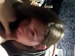 Clothed Amateur Teen Strokes And Sucks On Her Mans office lady handjob