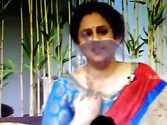 Laxmi ramkrishnan aunty cum drenched