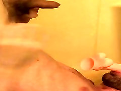 skinny katrina porn com pisses on his face with a dildo in his mouth