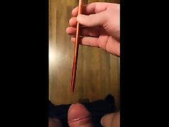 sounding with a metal straw