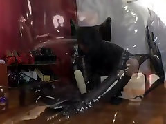 Gimp tickled until he pees himself