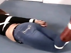 Damsel cleave gagged struggles