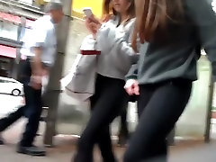 Candid - Redheads in Lululemon Leggings